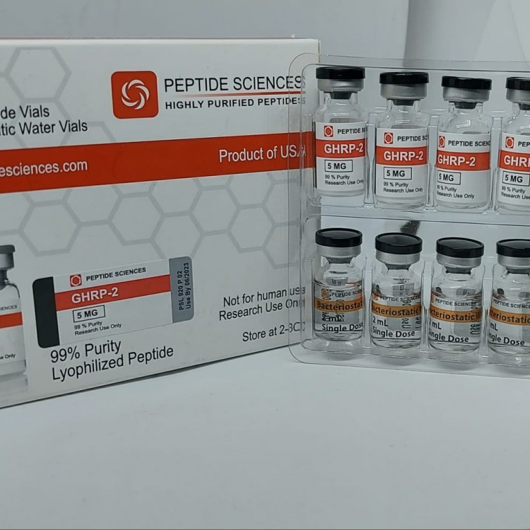 Peptid Sci̇ences Ghrp-2 5 Mg 5 Flakon + Anti̇i̇bakteri̇yel Su